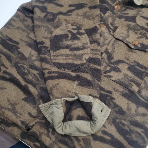 Columbia Gallatin Range Wool Blend Jacket Outfitter Camo XL - Picture 8 of 16